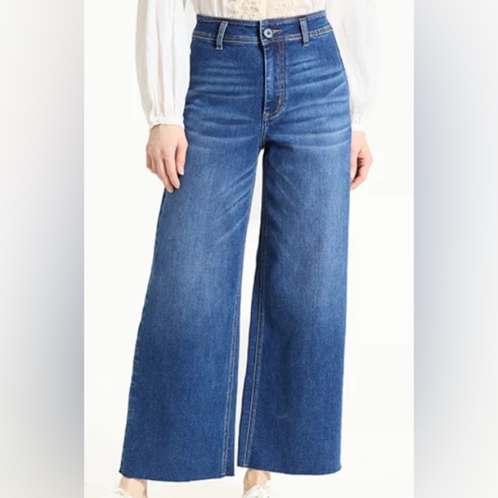 Oat New York Blue Flare & Wide Leg Jeans